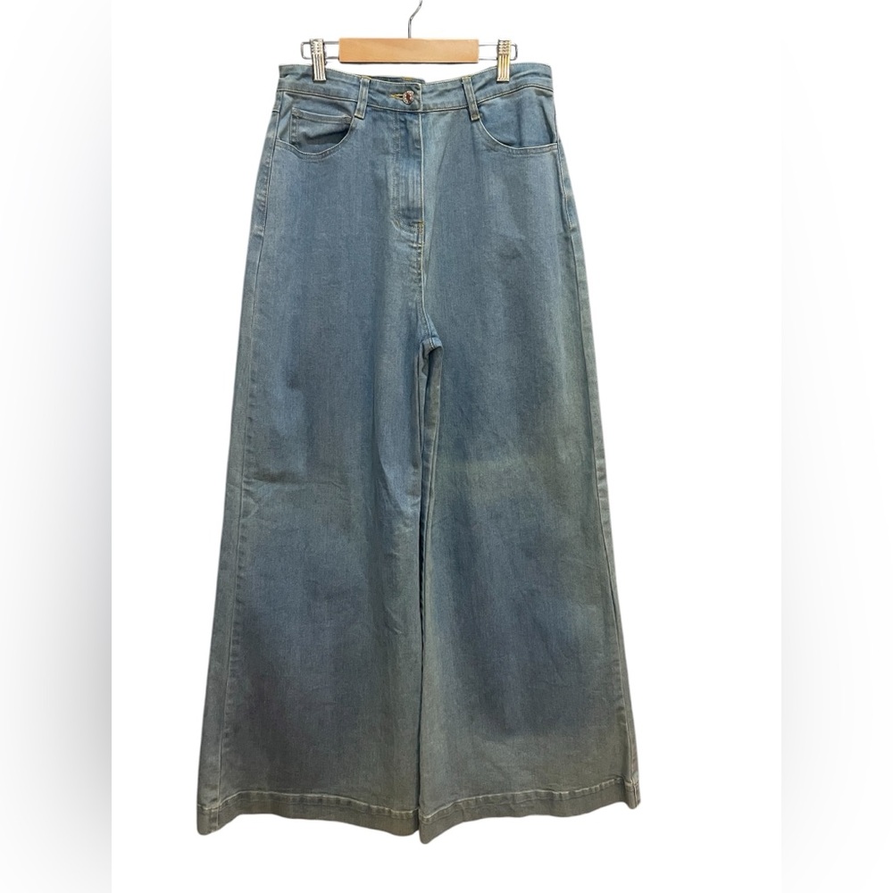 Mistress Rocks Classic Blue Flare Women's Jeans